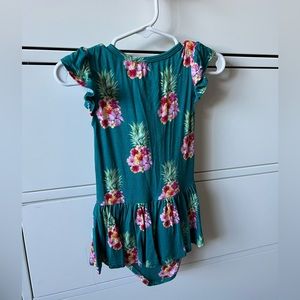 Pineapple posh peanut bodysuit twirl dress